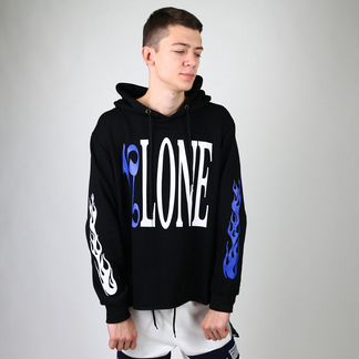 Худи Vlone & Palm Angels фиолетовый