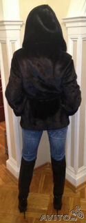 Норковая шуба из высококачественных шкурок