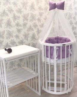 Детская кровать трансформер из массива