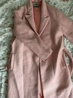 Розовое пальто 42