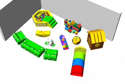 Мягкая игровая Веселые минутки от 30 м2