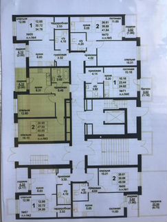 2-к квартира, 49.7 м², 1/9 эт.
