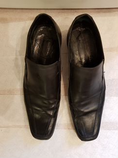 Кожаные ботинки