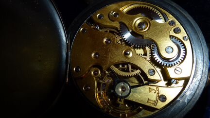 Старинные мужские карманные часы Павел Буре