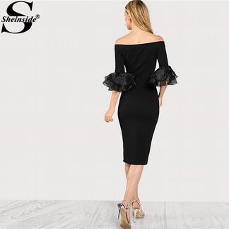 Новое черное платье