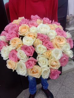 Букет из 51 розы ассорти