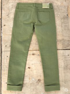 Ermano Scervino Италия джинсы брюки фисташковые 27