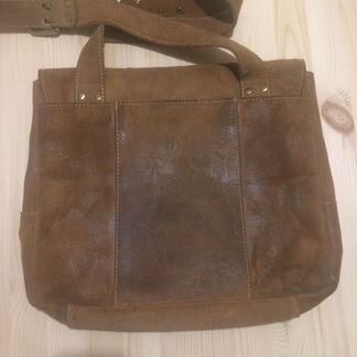 Замшевая мужская сумка