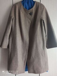 Пальто шерстяное 54-56 размер