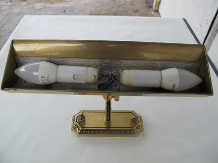 Подсветка картин (пюпитр) латунный 7 шт