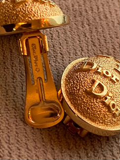 Винтажные клипсы Dior