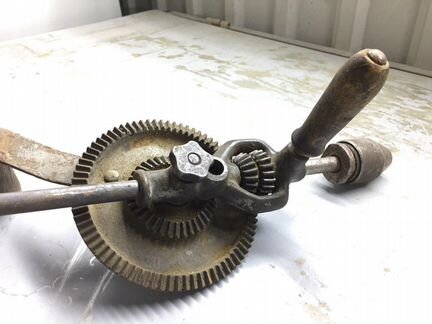 Дрель ручная, двух скоростная. СССР