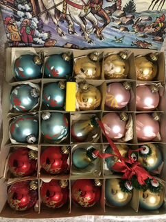 Елочные игрушки гдр и СССР