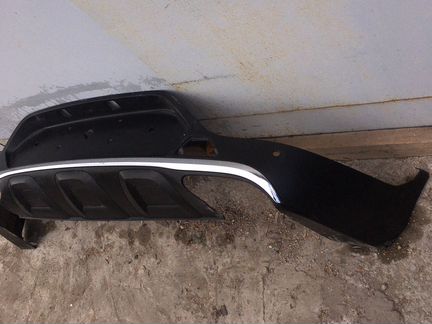 Юбка бампера заднего Mercedes-Benz GLC с 2015-19 г