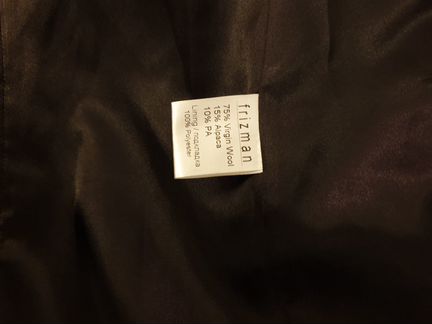 Шерстяное демисезонное пальто Frizman р.50(52)