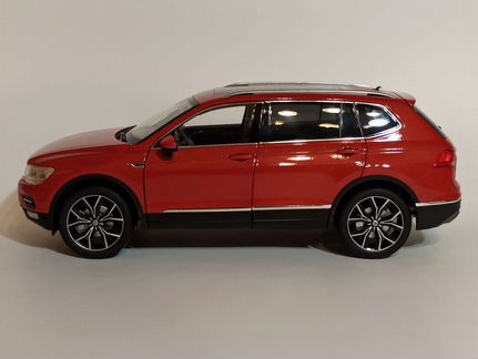 Volkswagen Tiguan 2019 Orange 1:18 Paudi