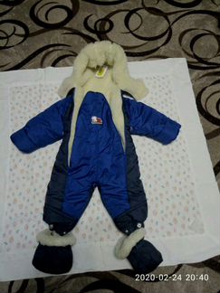 Зимний комбез на овчины 74р