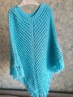 Пончо детское новое (Турция - ручная работа)