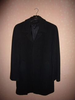 Пальто черное классическое