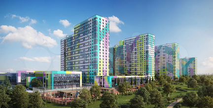 3-к квартира, 69.8 м², 3/25 эт.