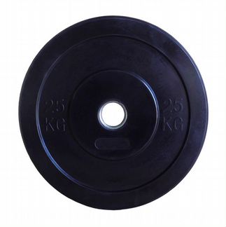 Диск Ф50 обрезиненный черный евро-классик -25кг