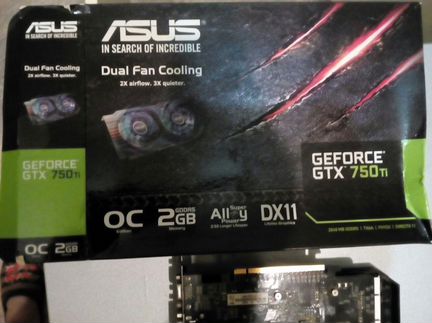 Asus Nvidia Geforce GTX 750 TI 2 GB