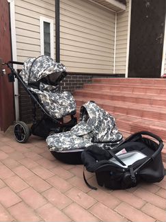 Коляска Tutic X-lancer Military Collection 3 в 1