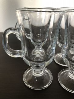 Бокалы для глинтвейна, стекло, 4 штуки