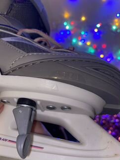 Коньки детские раздвижные 32-35р-р в отличном сост