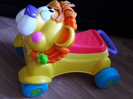 Каталка-ходунки fisher-price лев