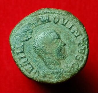 Монета Рима имп Гостилиан, фоллис