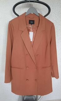 Удлиненный пиджак-плащ новый