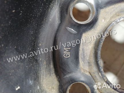 Диск штампованный R15 Chevrolet Aveo T300