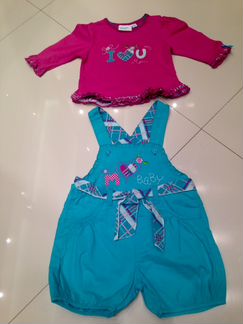 Пакет фирменной одежды на 74-80 см