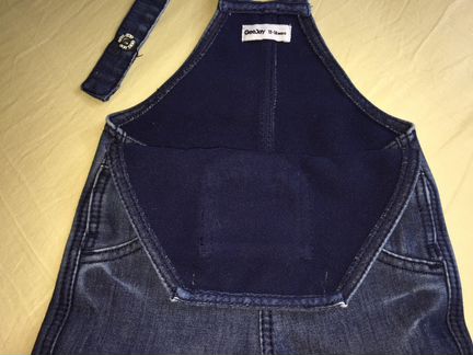 Комбинезон джинсовый утепленный 86см Gloria jeans