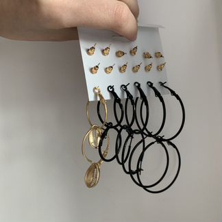 Серьги бижутерия комплект