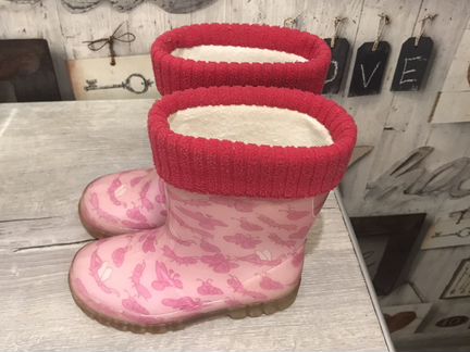 Резиновые сапоги Антилопа 27 р (17,5 см) светятся