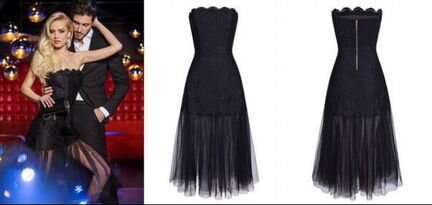 Новое чёрное коктейльное платье