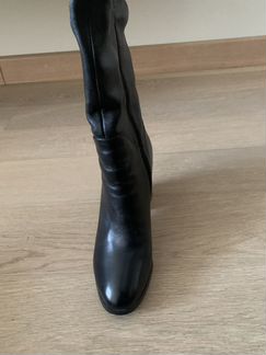 Сапоги женские кожаные