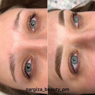 Перманентный макияж, пудровое напыление (татуаж)