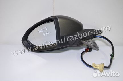 Зеркало левое VW Golf VII 6pin 2012+