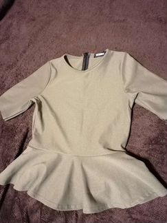 Кофта с баской