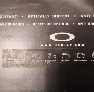 Визор Oakley Straight Pro Clear W/O