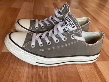 Кеды Converse серые хаки 38