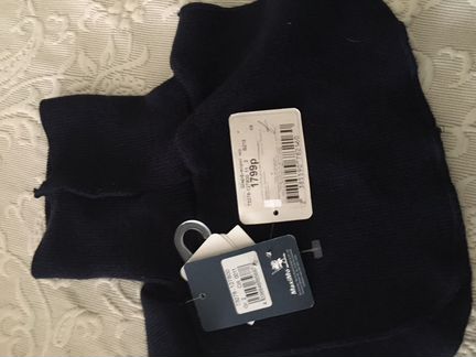 Шарф шерстяной Германия Детский синий