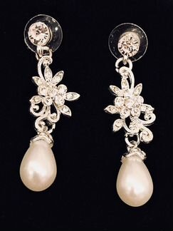 Свадебные / вечерние колье и серьги