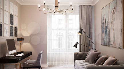 3-к квартира, 111.4 м², 3/35 эт.