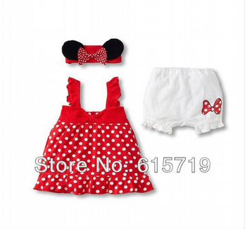 Летний комплект для девочки микки