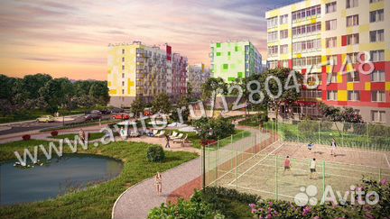1-к квартира, 33.6 м², 1/7 эт.