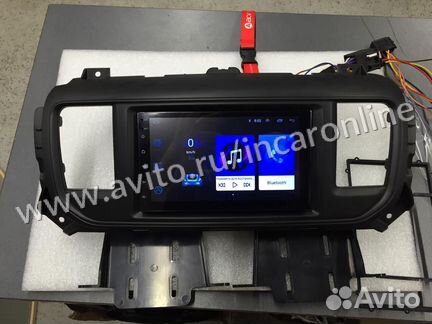 Рамка citroen peugeot 2din (крепеж)